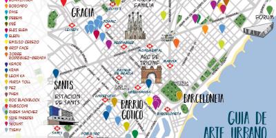 Barcellona street art sulla mappa